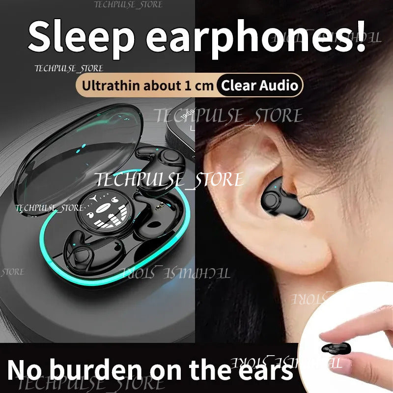 Sleep Earbuds Side Sleepers Invisible Ear Buds 6H Playback tech73 Comfortable Headphone For Sleeping Travel Work Bluetooth Headset