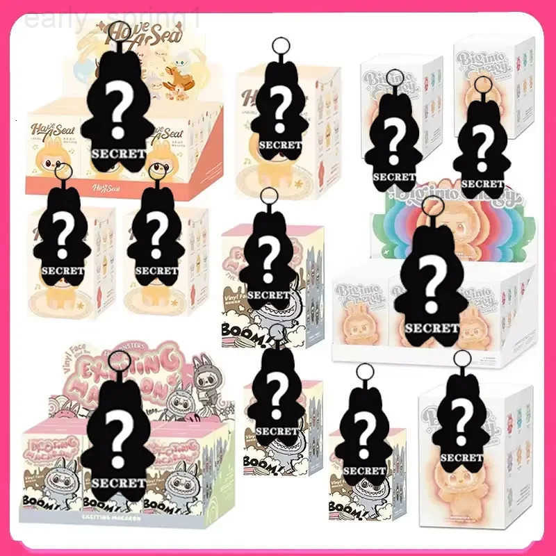 For Lafufu Monster V2 V3 Collection Series Blind Box Teddy Vinyl Toy Animated Character Face Doll Mystery Surprise Keychain Gift T250717