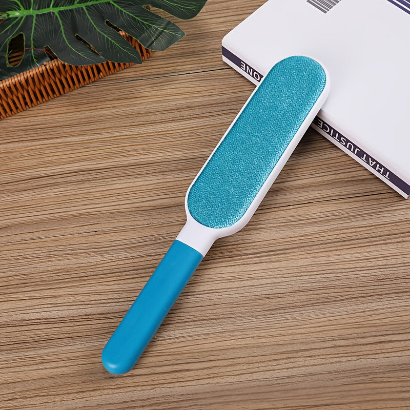 TEMU Double-sided Pet Brush, Reusable Hair Remover For Bedding, Carpets, Clothing, Curtains, Sofas - No Power Needed