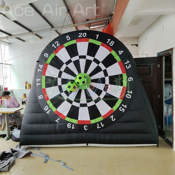2.5 Meter Inflatable Soccer Darts Board Kick Game Inflatable Football Games Target With Balls