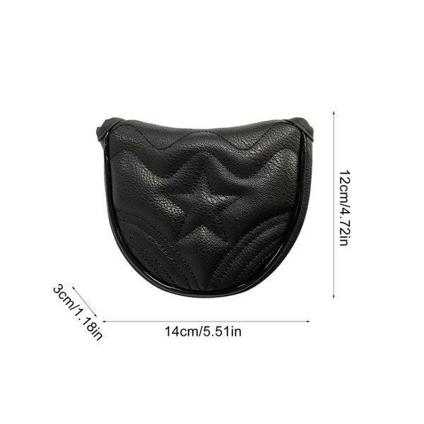 Golf Driver Headcover Magnetic Golf Clubs Cover Golf Shaft Protector Waterproof Golf Putter Head Cover Suitable For Home School