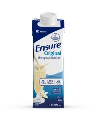 Ensure Original Therapeutic Nutrition Shake - 8oz Carton Vanilla, 1 Each