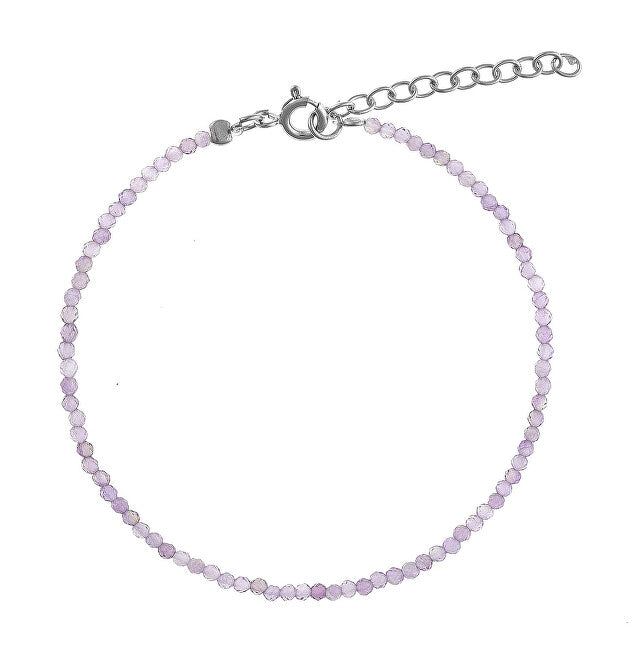 Again jewelry Amethyst Bead Bracelet AJKNR005