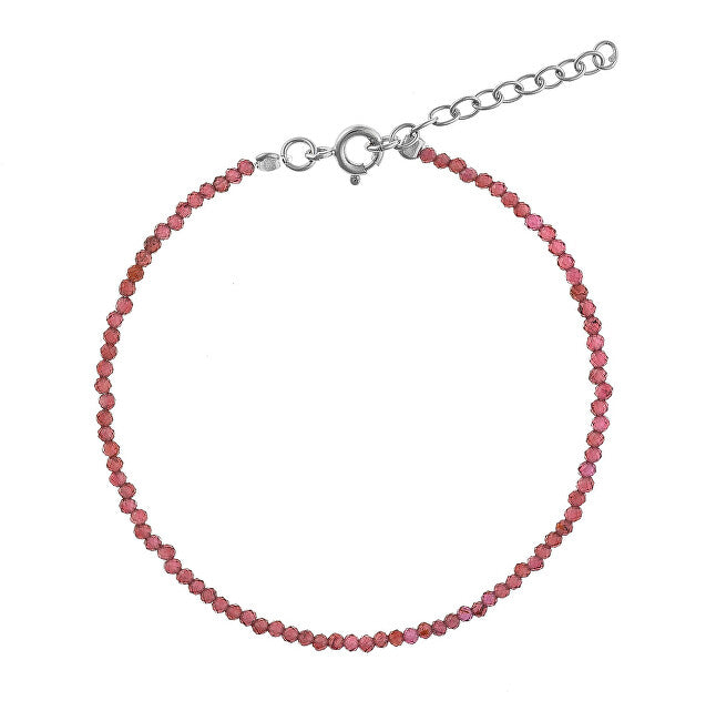 Again jewelry Garnet Bead Bracelet AJKNR006