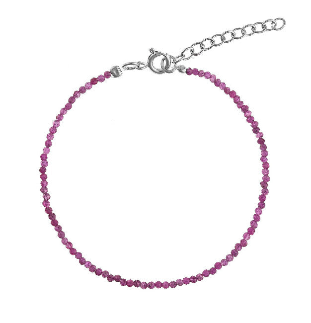 Again jewelry AJKNR008 Ruby Bead Bracelet