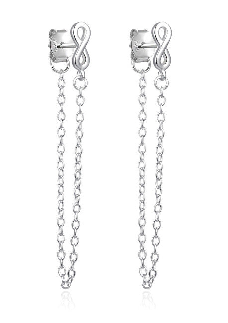 Agato Boucles d'oreilles pendantes en argent Infinity AGT-E077P