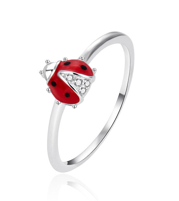 Agato Anillo infantil de plata Ladybug AGT-RD03 - Circuito: 50 mm