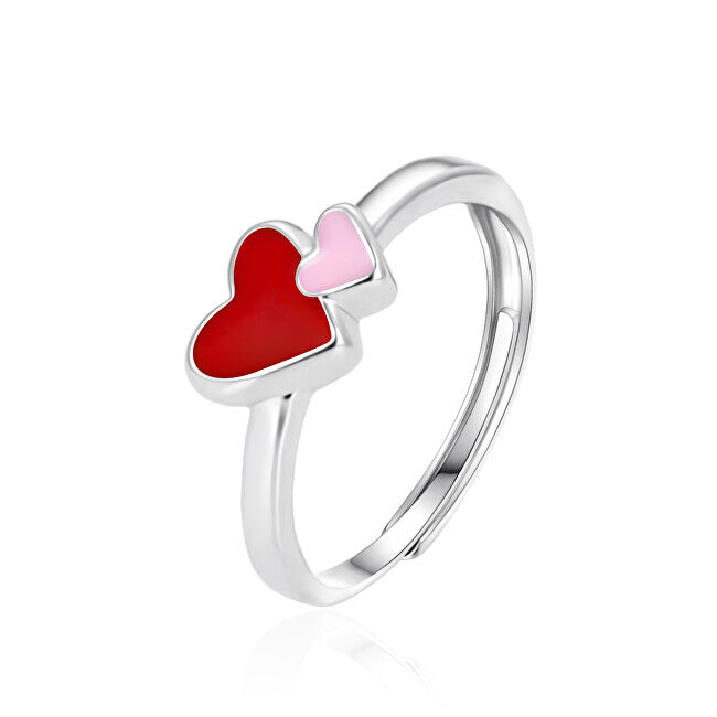 Agato Anillo infantil de plata con corazones AGT-RD01