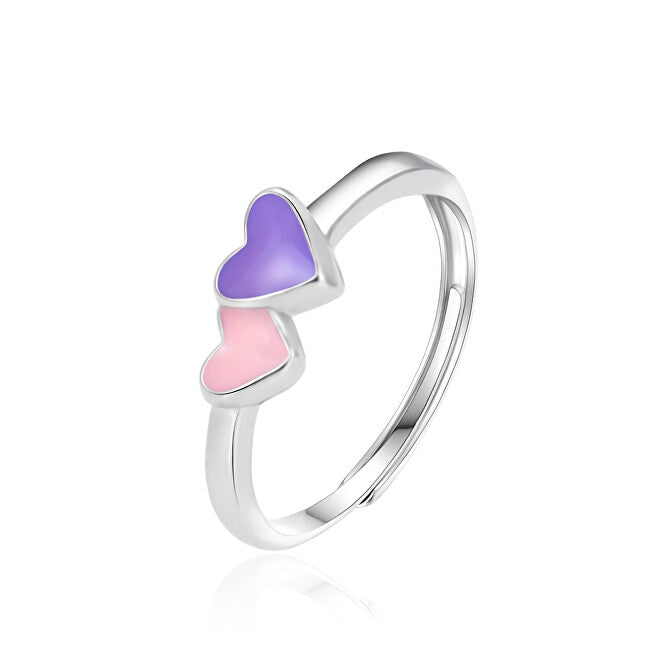 Agato Anillo infantil de plata con corazones AGT-RD05