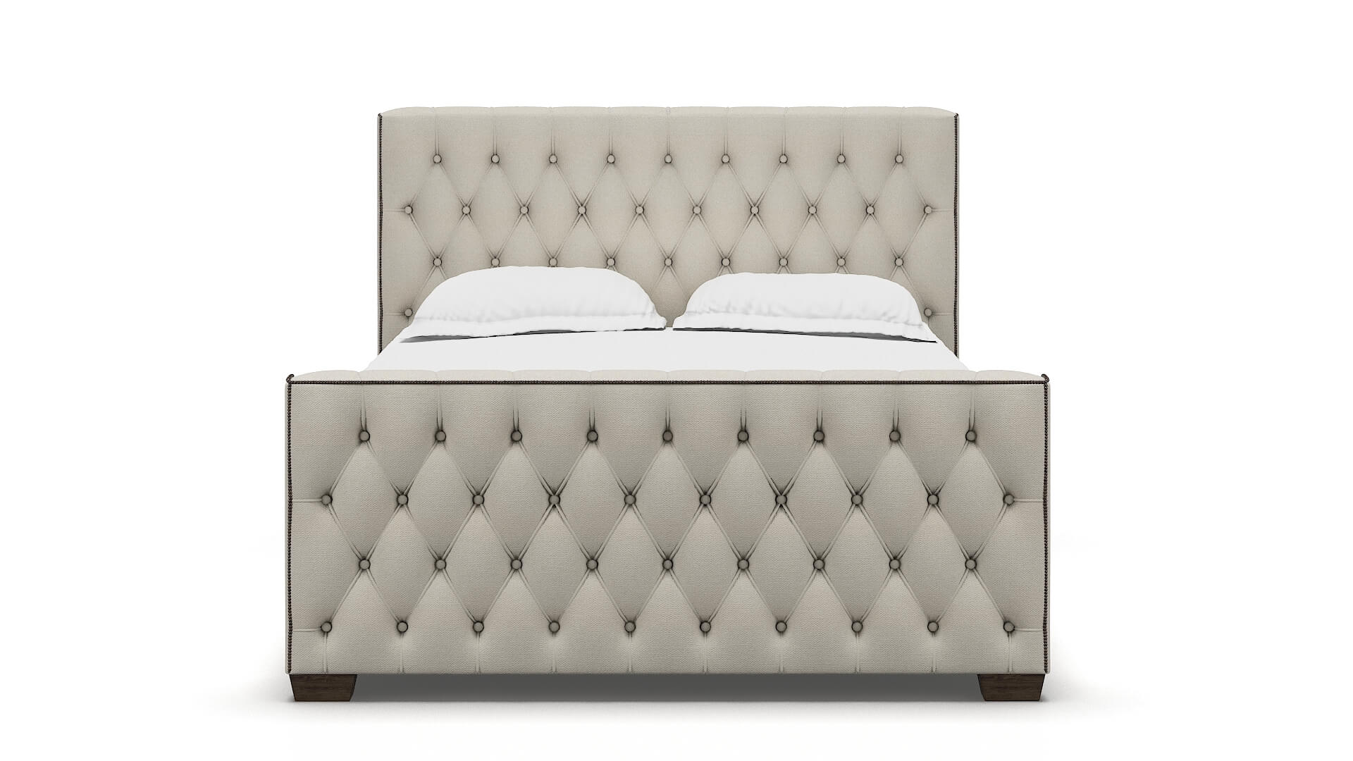 "Aida Bungalow Ivory Bed"