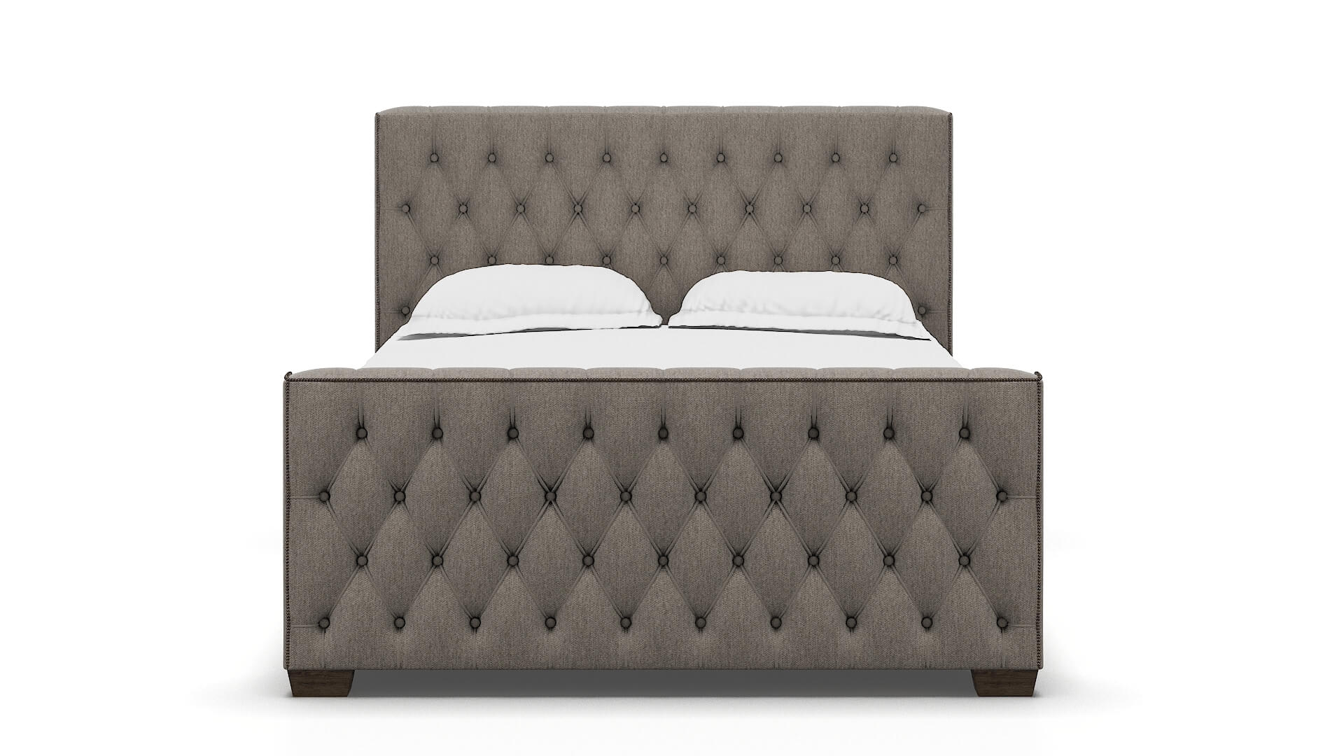 "Aida Cosmo Taupe Bed"