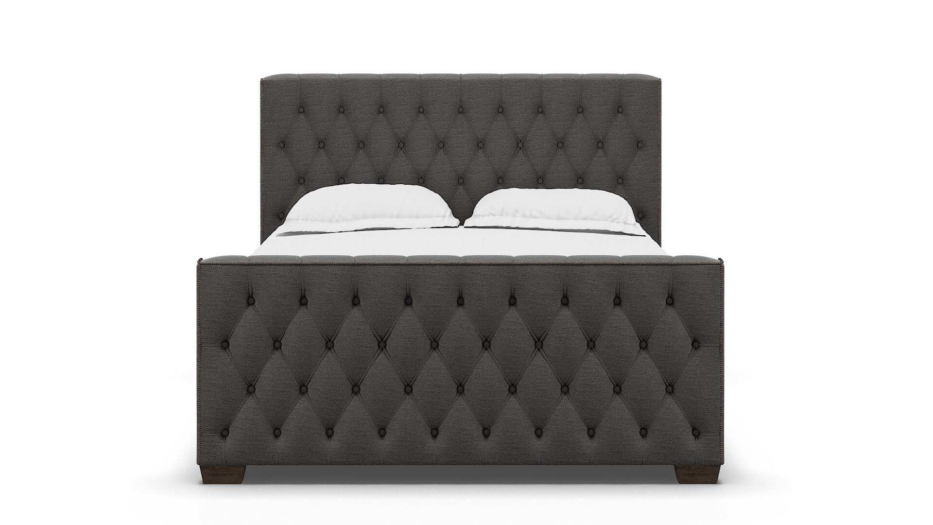 "Aida Oscar Charcoal Bed"