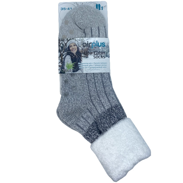 Airplus Aloe Cabin Socks - Chaussettes hydratantes - Gris dégradé - Taille 35-41