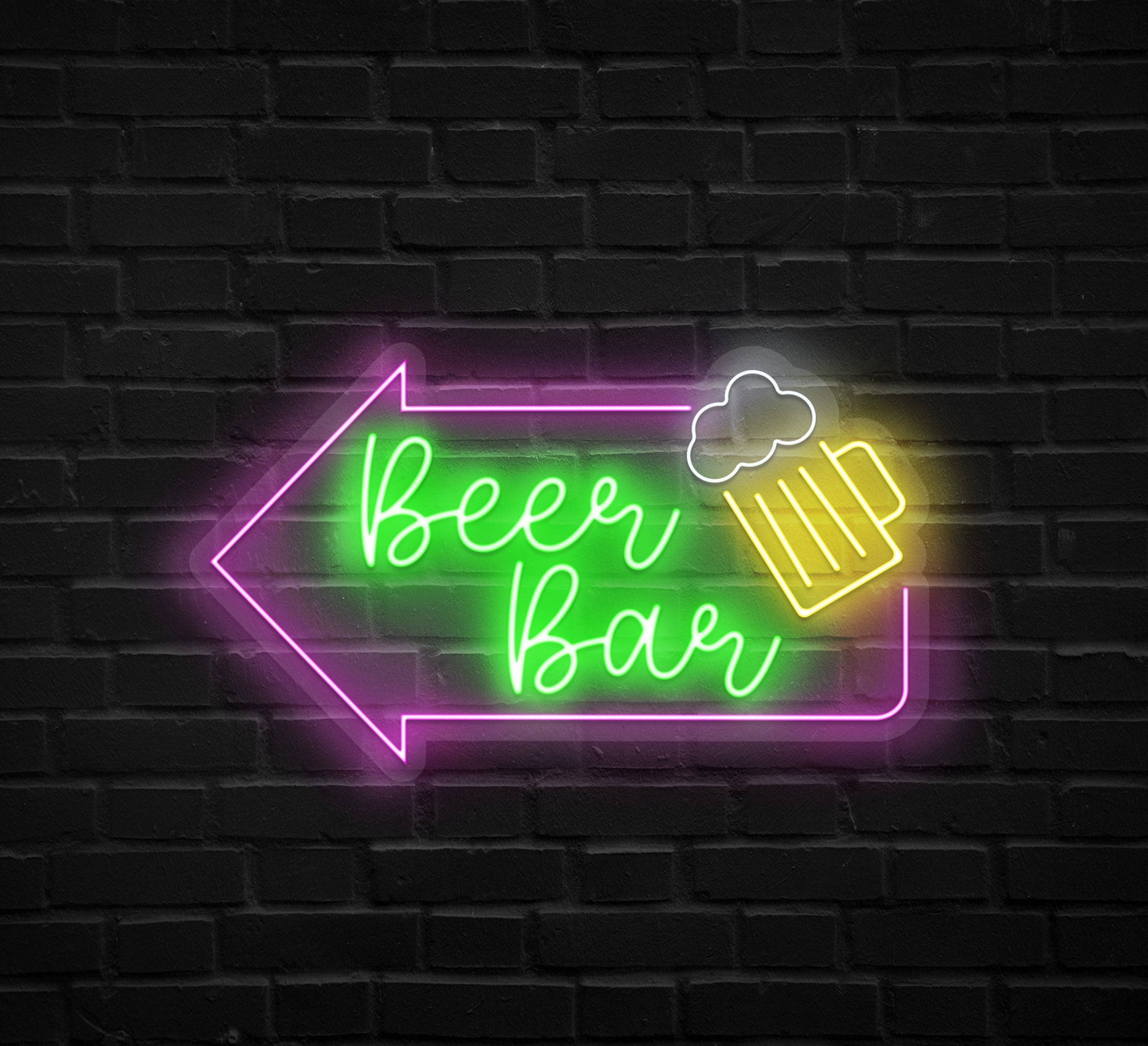 Beer Bar Neon Sign