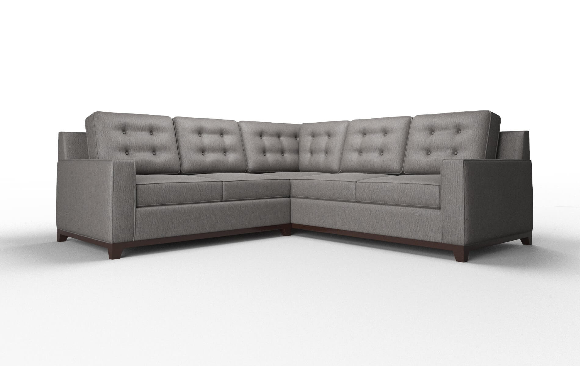 "Alexandria Cosmo Charcoal Sectional"