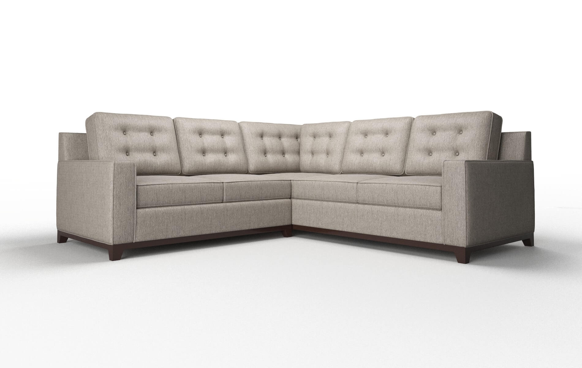 "Alexandria Cosmo Taupe Sectional"