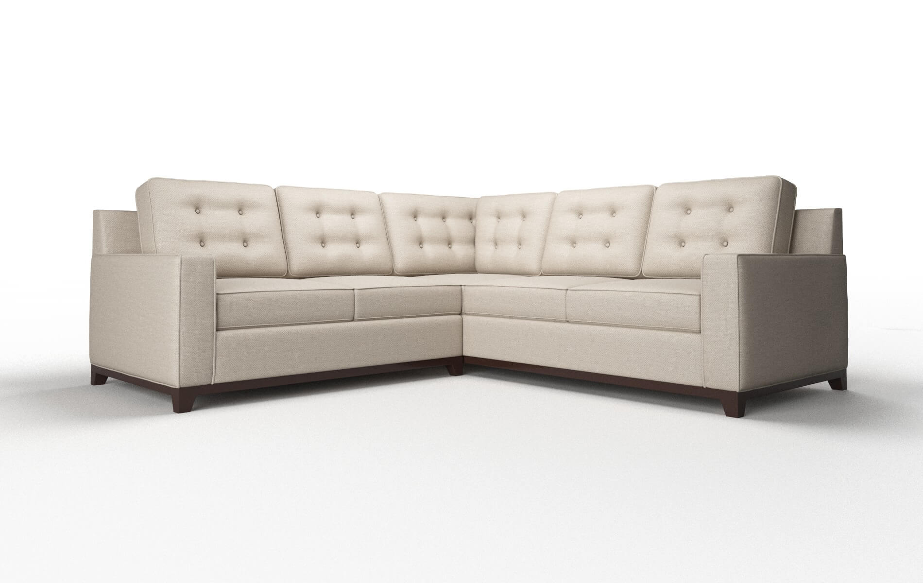 "Alexandria Naples Almond Sectional Sleeper"