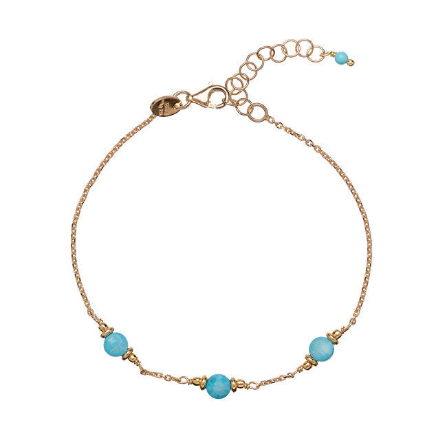 Alisia Women's bracelet in gold plating with turquoise AL3871-Gold