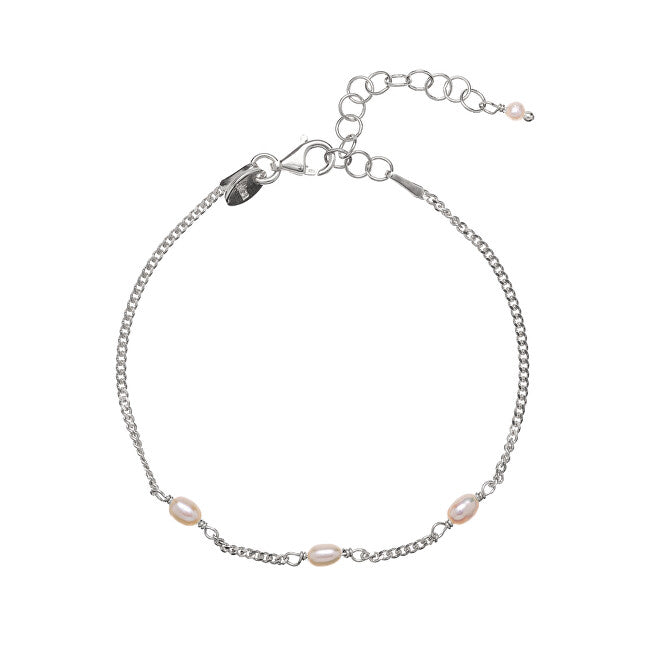 Alisia Bracelet élégant en argent avec perles véritables AL3857-Argent