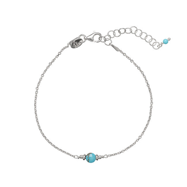 Alisia Delicate silver bracelet with turquoise AL3869-Silver-Turquoise