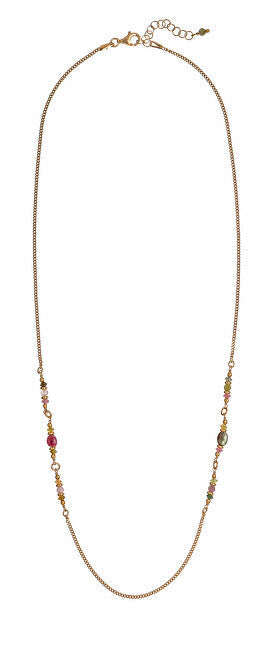 Alisia AL3482-Collar de turmalina dorada para mujer