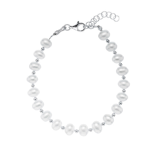 Alisia Charmantes Perlenarmband für Damen AL3047-Silber