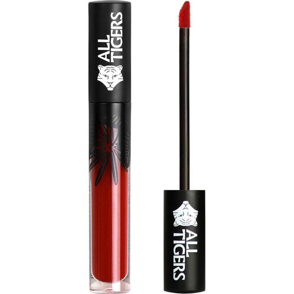 All Tigers, Naturlig og vegansk, naturlig, strålende, leppegloss, 817, hold haken oppe, 8 ml