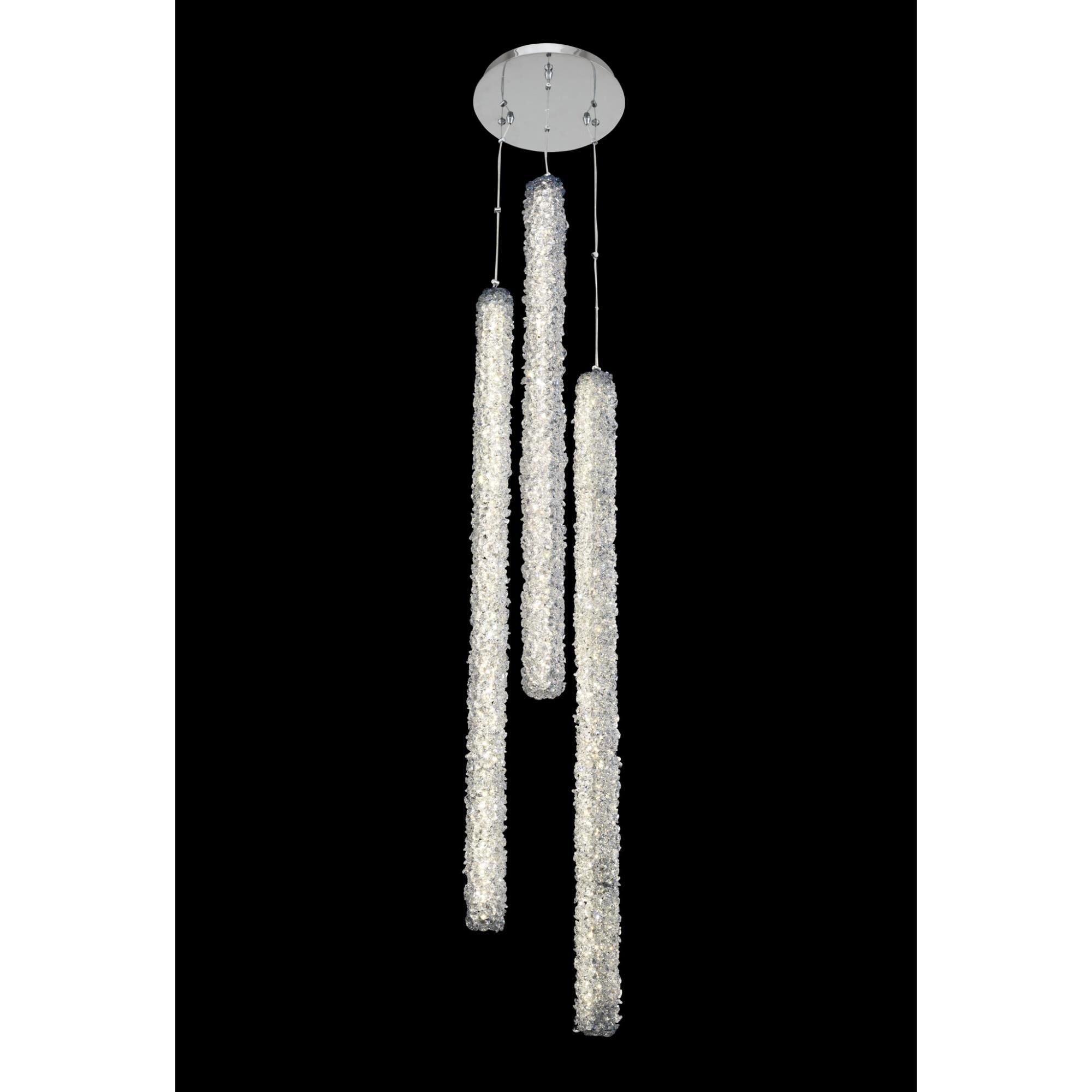 Allegri Lina 12 Inch LED Cage Pendant Lina - 035551-010-FR001 - Modern Contemporary