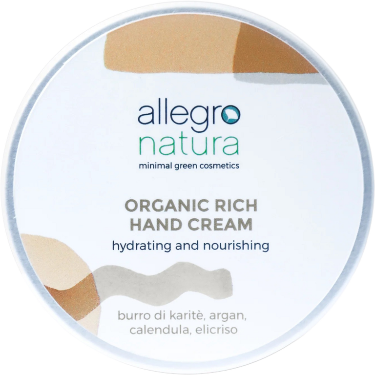 Allegro natura Bohatý krém na ruce s arganovým a bambuckým máslem, 50 ml