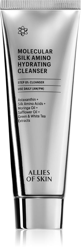 Allies of Skin Molecular Silk Amino fuktighetsgivende rensegel med aminosyrer 25 ml