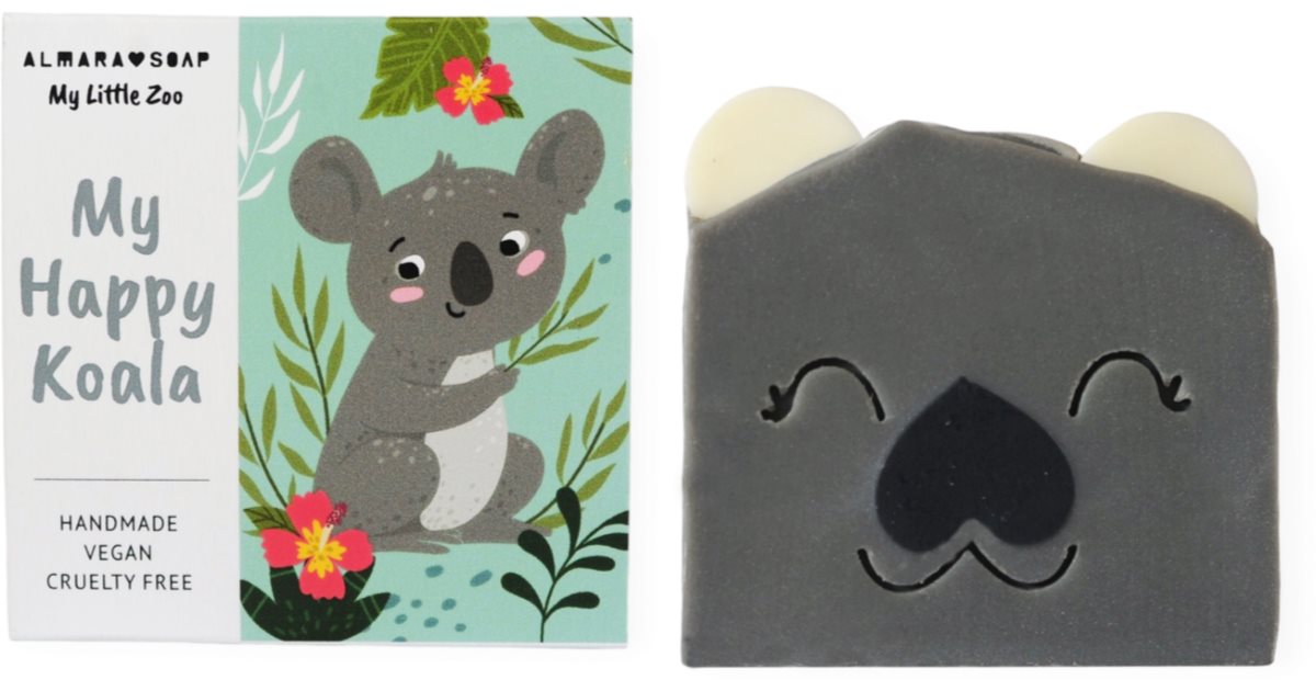 Almara My Happy Koala handgemachte Seife mit Himbeeraroma für Kinder 100 g