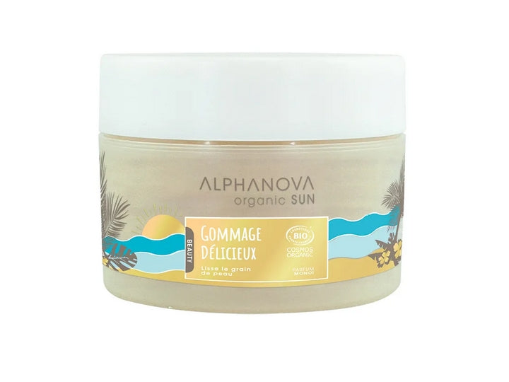Alphanova Gommage Solaire Délicieux Parfum Monoï Bio 200 ml