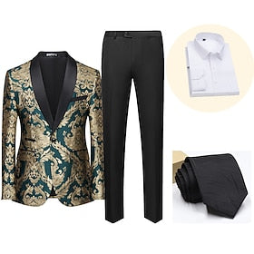 Rétro Vintage Les rugissantes années 20 1920s Tenue Tailleurs et Vestons Gatsby le magnifique Gentilhomme Homme Mascarade Soirée Soirée  Evénement Manteau