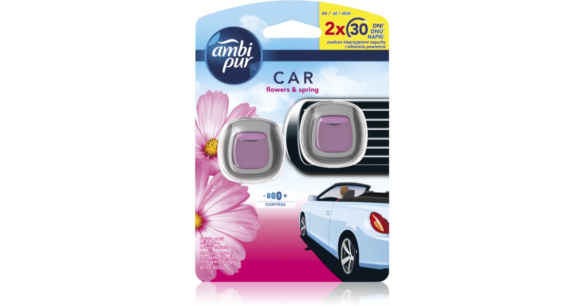 AmbiPur Car Flowers&Spring car air freshener 2x2 ml