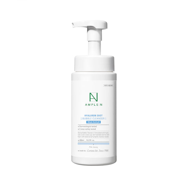 AMPLE:N - Hyalruon Shot Bubble Cleanser - 450ml
