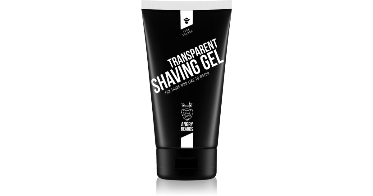 Jack Saloon av Angry Beards Gjennomsiktig barbergel 150 ml