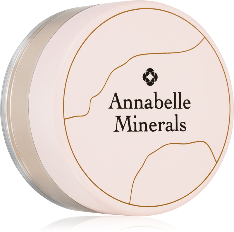 Annabelle Minerals Strålende mineralsk lysende pudderfoundation i Natural Fairest farge 4 g