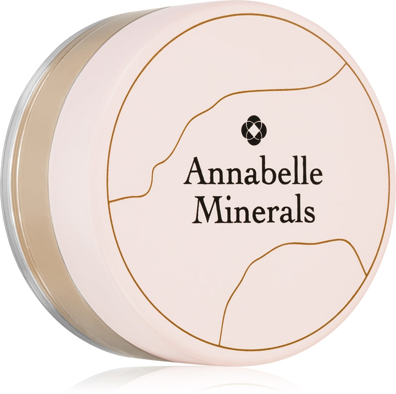 Annabelle Minerals Strålende mineralsk lysende pudderfoundation i Golden Fair farge 4 g