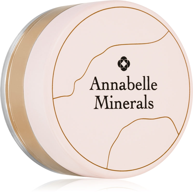 Annabelle Minerals Strålende mineralsk lysende pudderfoundation i Golden Light farge 4 g