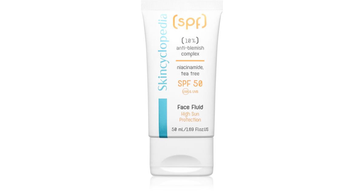 Skincyclopedia Lotiune protectoare anti-imperfectiuni impotriva petelor pielii SPF 50 50 ml