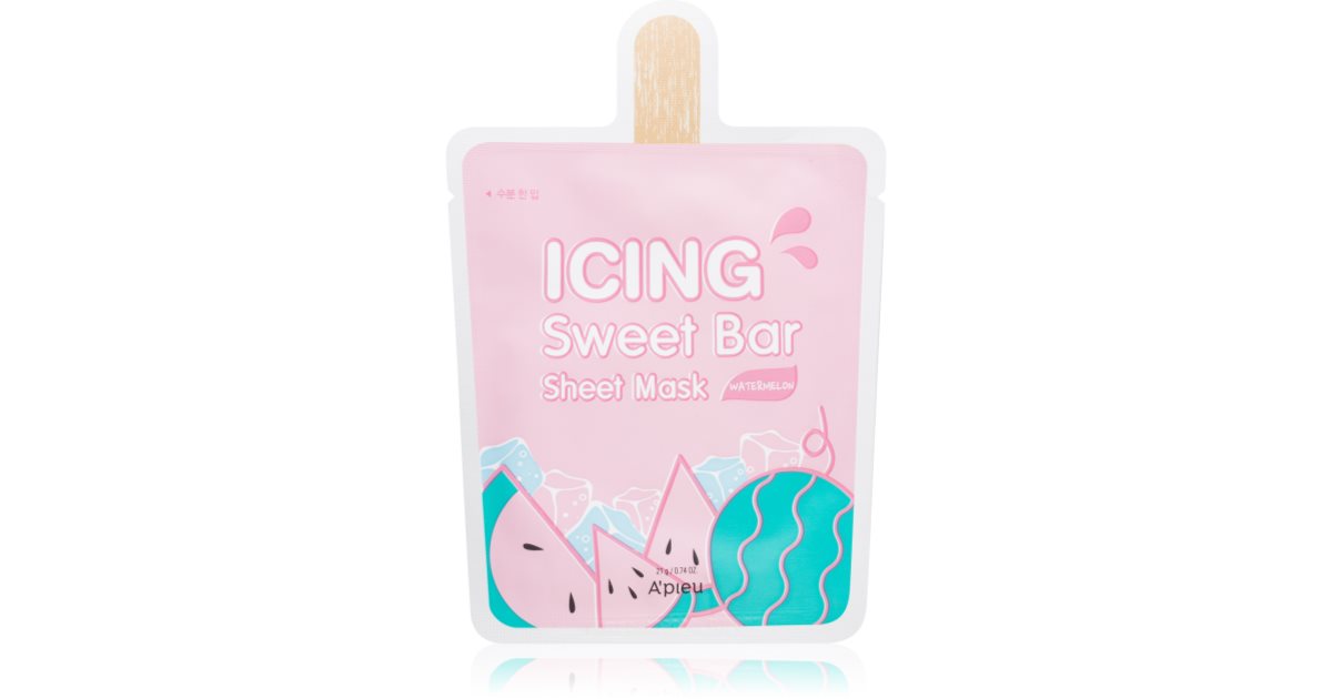A'pieu Icing Sweet Nourishing Watermelon Tissue Face Mask 21g