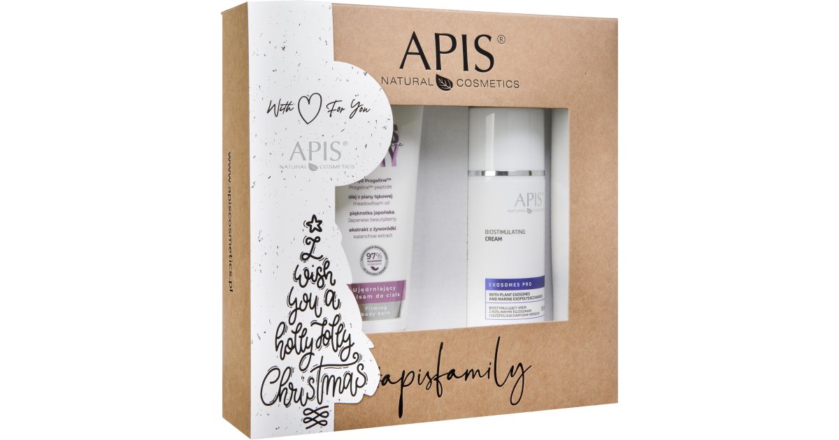 Apis Natural Cosmetics Ponadczasowy Beauty pudełko upominkowe do ciała i twarzy 2 szt