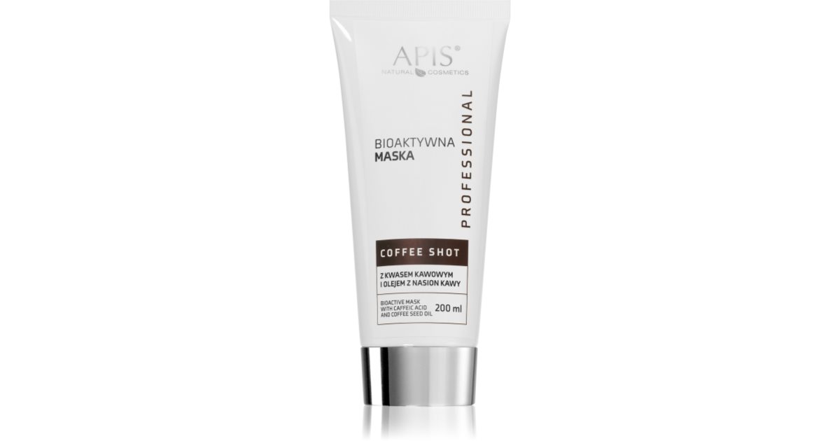 Apis Natural Cosmetics Coffee Shot Straffende Anti-Falten-Maske mit Kaffeeextrakten 200 ml