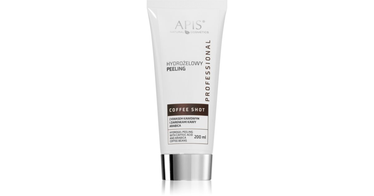 Apis Natural Cosmetics Coffee Shot utjämnande ansiktsskrubb med kaffeextrakt 200 ml
