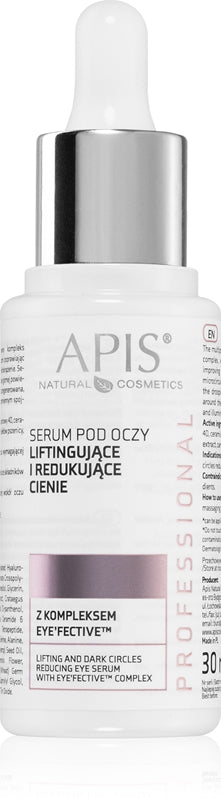 Apis Natural Cosmetics Ser lifting pentru ochi Eyefective™ împotriva umflăturii și a cearcănelor 30 ml