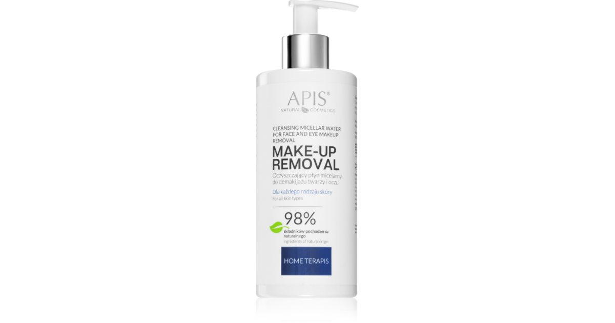 Apis Natural Cosmetics Home TerApis micellar water cleanser for face and eyes 300 ml