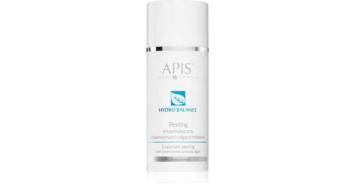 Apis Natural Cosmetics Hydro Balance Gommage professionnel aux enzymes pour peaux sensibles et sèches 100 ml