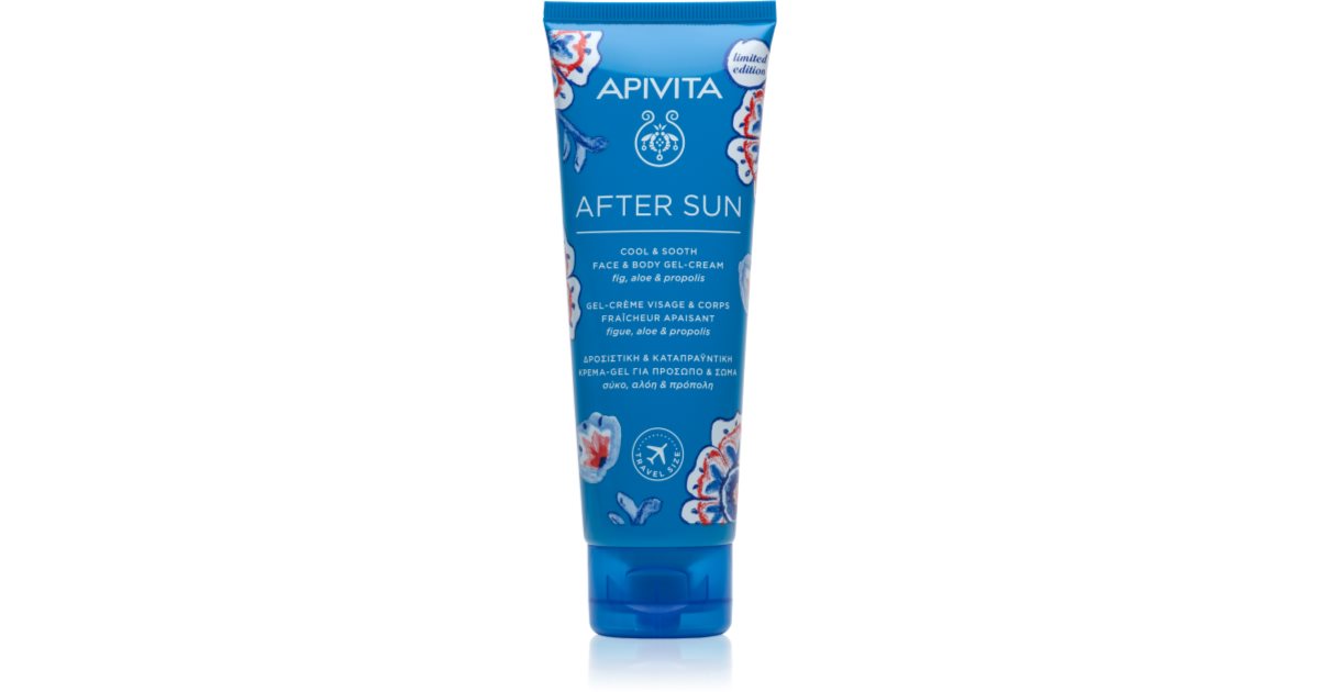 Apivita Bee Sun Safe Cool & Sooth after-sun ansikts- og kroppskrem-gel 100 ml