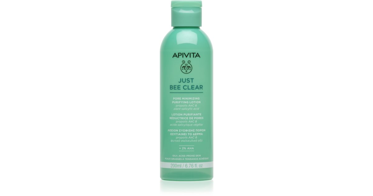 Apivita Just Bee Treatment lotion na rozšířené póry a černé tečky 200x1 ml