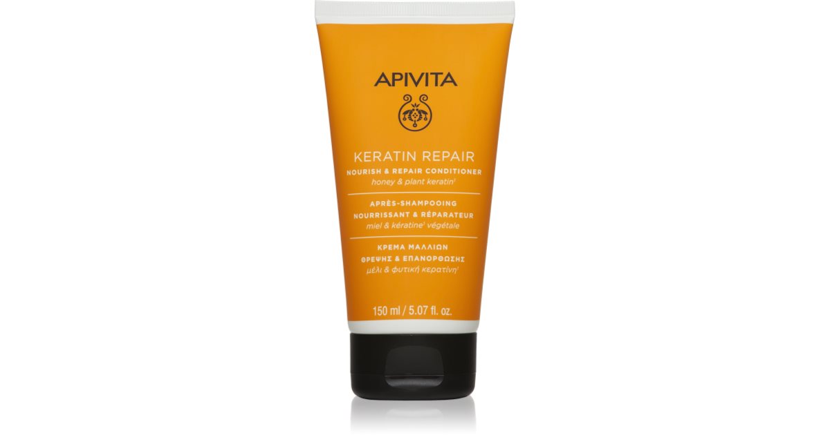 Apivita Balsam nutritiv și reparator Keratin Repair pentru păr uscat și deteriorat 150 ml